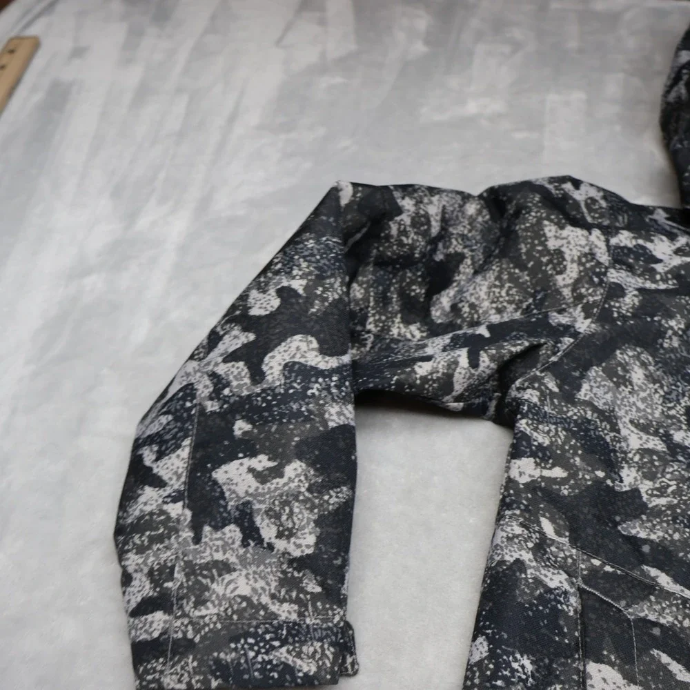 Columbia Jacket Boys XS 6/7 Camo Hood OmniHeat FullZip Ski Waterproof 3in1 Shell